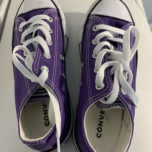 Purple kids Converse size 1